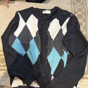 Chadwicks Navy Blue Knit Sweater